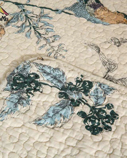 100% Cotton Queen Quilted Bedspread Set