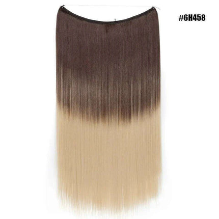 Glamorous Transformation: Discover the Magic of Invisible Wire Hair Extensions