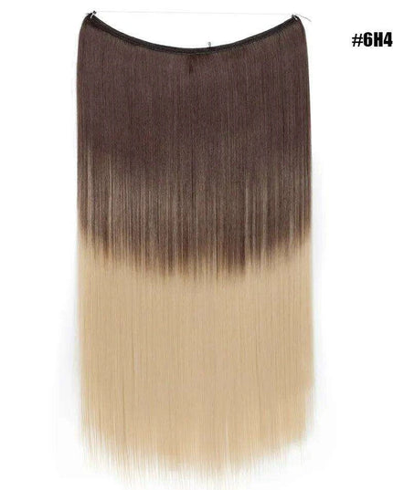 Glamorous Transformation: Discover the Magic of Invisible Wire Hair Extensions