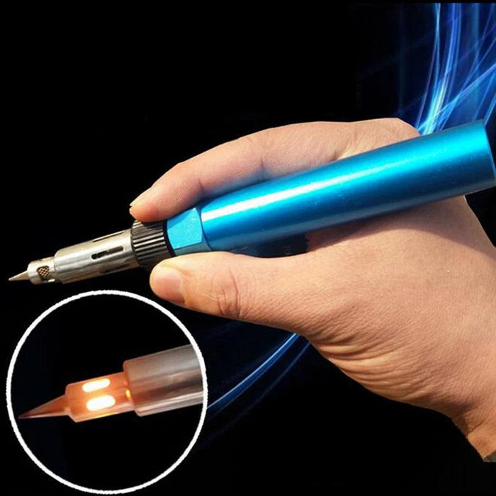 Portable Butane Soldering Iron and Hot Air Gun Kit - Wireless Soldering Tool for DIY and Renovation