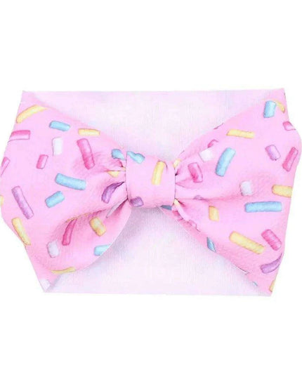 YANJIE 2023 Customizable Large Hair Bow Headband Set for Kids