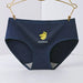 Banana Print Women's Briefs - Fun and Cozy Cotton-Spandex Underwear