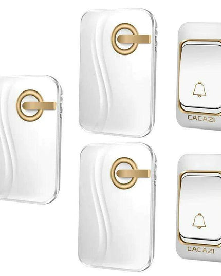 Waterproof Wireless Doorbell System with 200M Range, Customizable Volume, and 36 Melodies