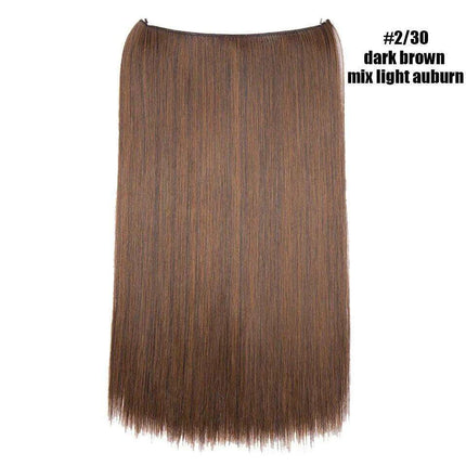 Glamorous Transformation: Discover the Magic of Invisible Wire Hair Extensions