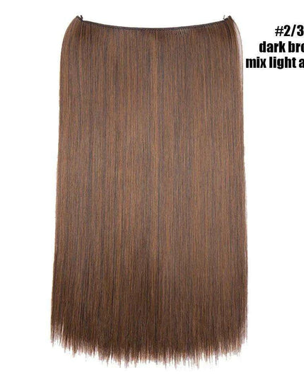 Glamorous Transformation: Discover the Magic of Invisible Wire Hair Extensions