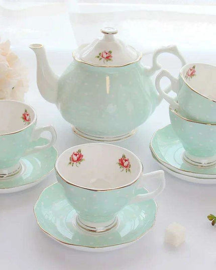 Exquisite Royal English Fine Bone China Tea and Coffee Service - Ideal for Elegant Gatherings