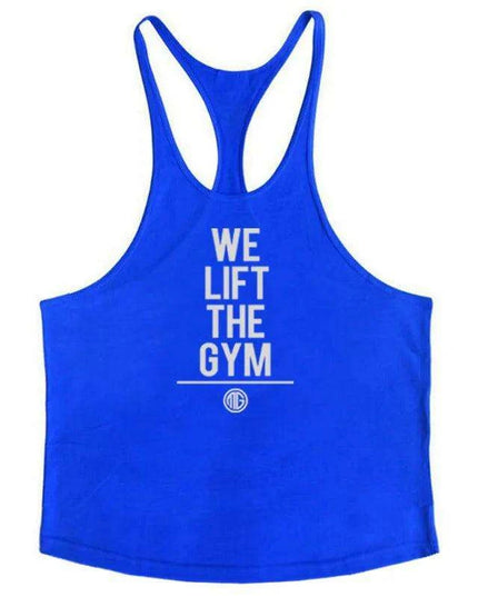 Men's Y-Back Sleeveless Muscle Tank - Performance Fitness Stringer Vest for Bodybuilding