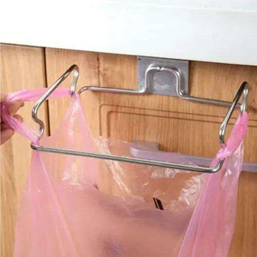 Trash Bag Storage Rack for Kitchen Cabinet Organization