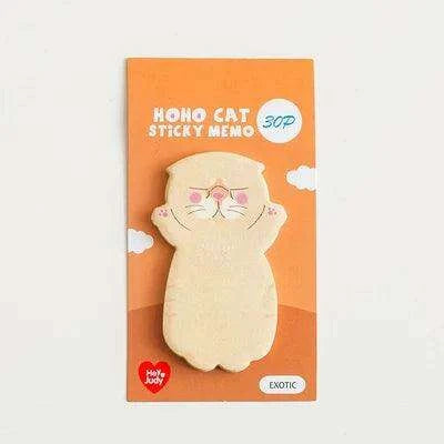 Cute Cat-Themed Sticky Memo Pad