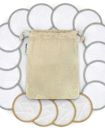 Eco-Friendly Velvet & Bamboo Charcoal Makeup Remover Pads Set