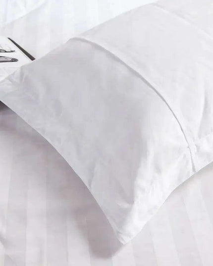 Elegant Striped 100% Cotton Luxury Pillowcase for Ultimate Sleep Comfort