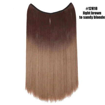 Glamorous Transformation: Discover the Magic of Invisible Wire Hair Extensions