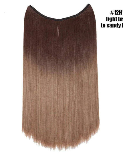 Glamorous Transformation: Discover the Magic of Invisible Wire Hair Extensions