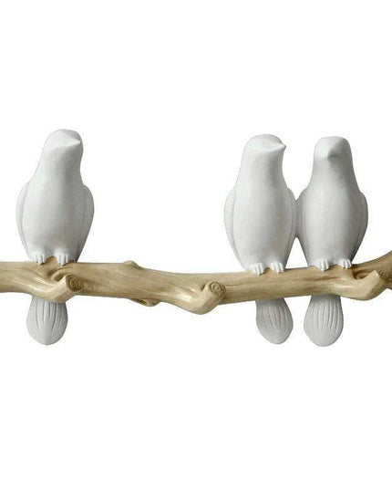 Chic Bird-Inspired Resin Wall Hook: A Blend of Style and Functionality