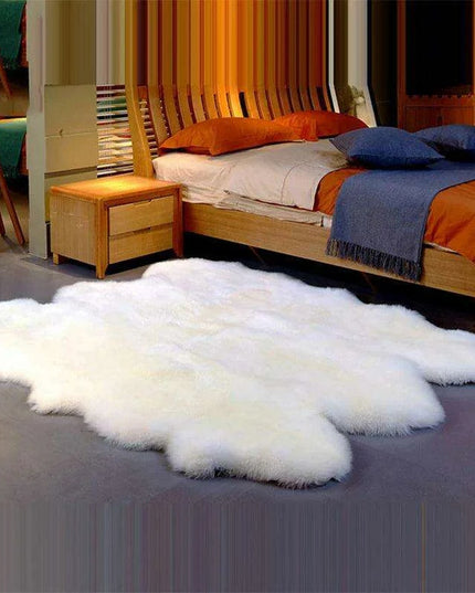 Elegant New Zealand Sheepskin Area Rug - Luxurious Wool Carpet for a Cozy and Stylish Home