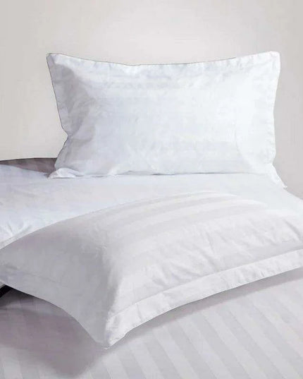 Elegant Striped 100% Cotton Luxury Pillowcase for Ultimate Sleep Comfort