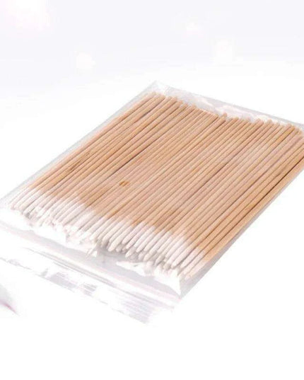 Premium Cotton Swabs with Wooden Handles - Essential Beauty Tool Collection