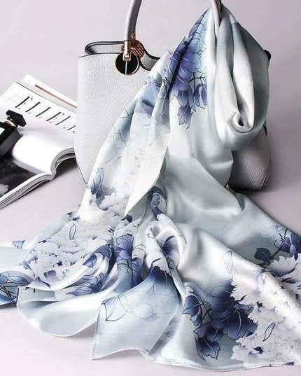 Elegant Hangzhou 100% Pure Silk Scarf - Timeless Luxury Wrap