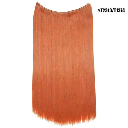 Glamorous Transformation: Discover the Magic of Invisible Wire Hair Extensions