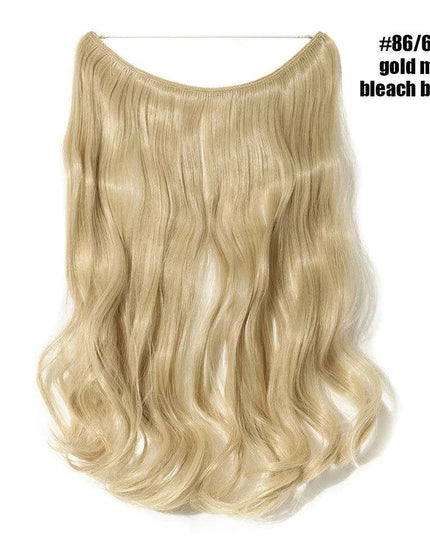 Glamorous Transformation: Discover the Magic of Invisible Wire Hair Extensions