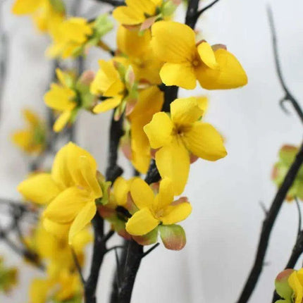 Stunning 90 cm Faux Winter Jasmine Branch for Elegant Home Decor