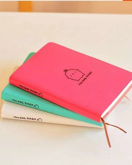 Charming Rabbit Faux Leather Notebook - A Creative Writing Delight