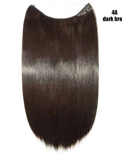 Glamorous Transformation: Discover the Magic of Invisible Wire Hair Extensions