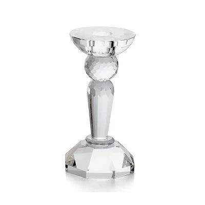 Sophisticated Transparent Glass Candle Holders for Elegant Home and Event Ambiance