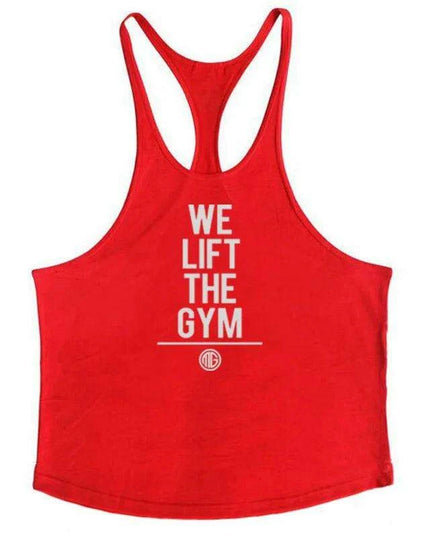 Men's Y-Back Sleeveless Muscle Tank - Performance Fitness Stringer Vest for Bodybuilding