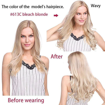Glamorous Transformation: Discover the Magic of Invisible Wire Hair Extensions