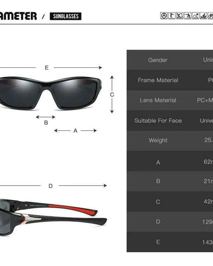 Classic Elegance Men's Polarized Sunglasses - Unmatched Clarity and Style