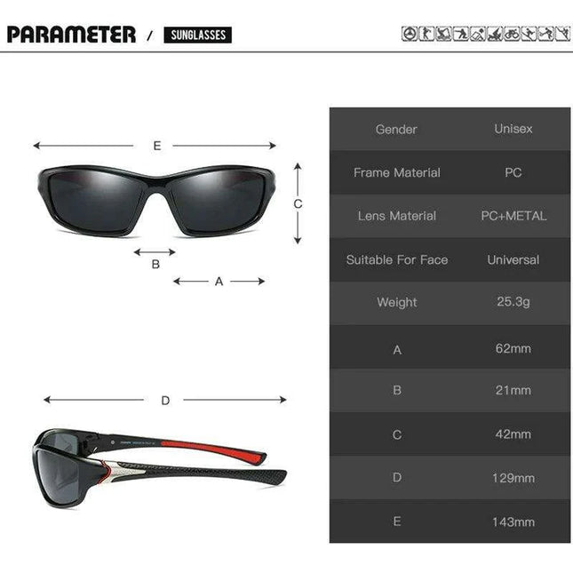 Classic Elegance Men's Polarized Sunglasses - Unmatched Clarity and Style