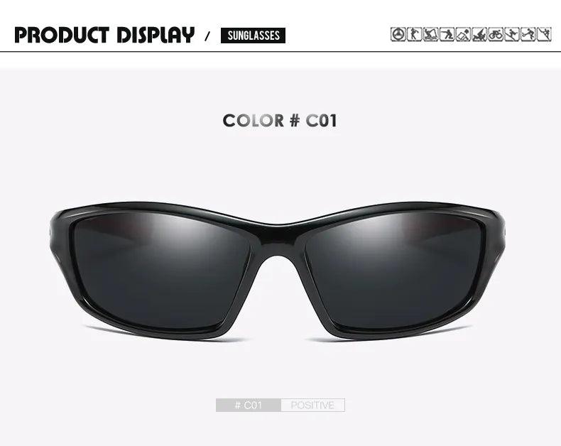 Men's Vintage Polarized Sunglasses with UV Protection and Anti-Reflective Mirror Coatings