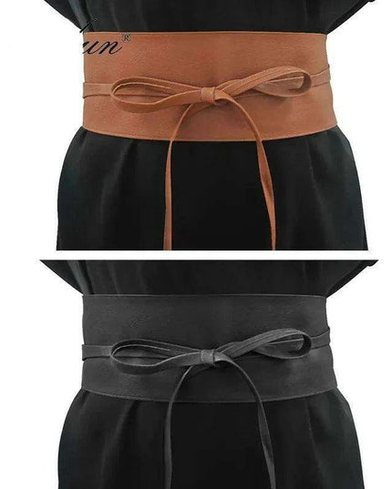 Chic Bohemian Bowknot Wrap Belt - Stylish Waist Cincher for Women