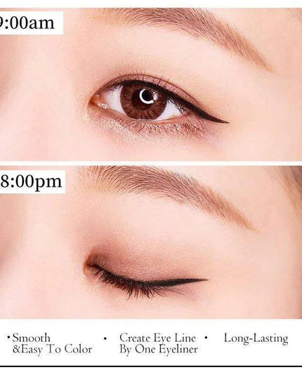 Sleek Noir Waterproof Eyeliner - Effortless Sophistication for All-Day Glamour