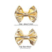 Chic Vintage Gold Hair Bows Collection - Stylish Accessories for Trendy Kids