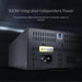 30-Port Heavy-Duty USB Hub with Built-In SD Card Reader for Enhanced Data Transfer and Charging