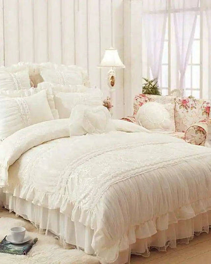 Princess Lace Floral Luxury Bedding Collection