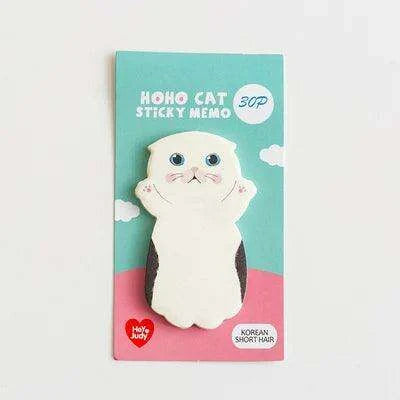 Cute Cat-Themed Sticky Memo Pad
