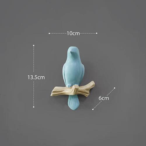 Chic Bird-Inspired Resin Wall Hook: A Blend of Style and Functionality