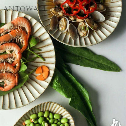 ANTOWALL Stylish Japanese Stoneware Tableware Set Collection