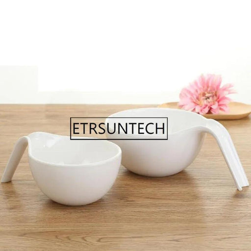 30-Piece Elegant Melamine Ramen Bowls Set with Comfortable Handles for Soup and Rice