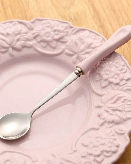 Delightful Retro Pink Floral Porcelain Tea Set - Stylish Teapot and Cup Pair