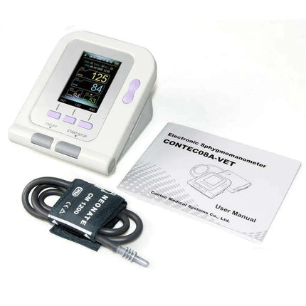 Veterinary Digital Blood Pressure and Oxygen Saturation Monitor for Animal Health