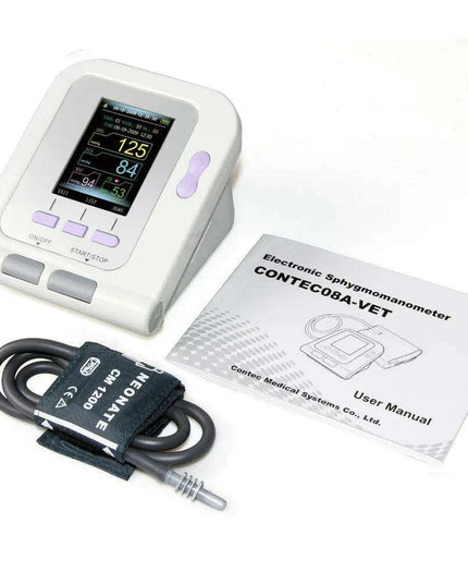 Veterinary Digital Blood Pressure and Oxygen Saturation Monitor for Animal Health