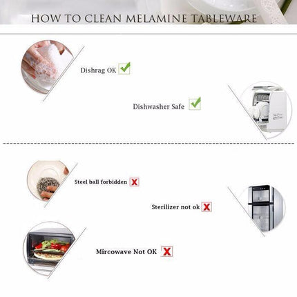 Stylish Melamine Ramen and Salad Bowl Set for Elevated Dining Experiences