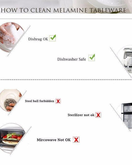 Stylish Melamine Ramen and Salad Bowl Set for Elevated Dining Experiences