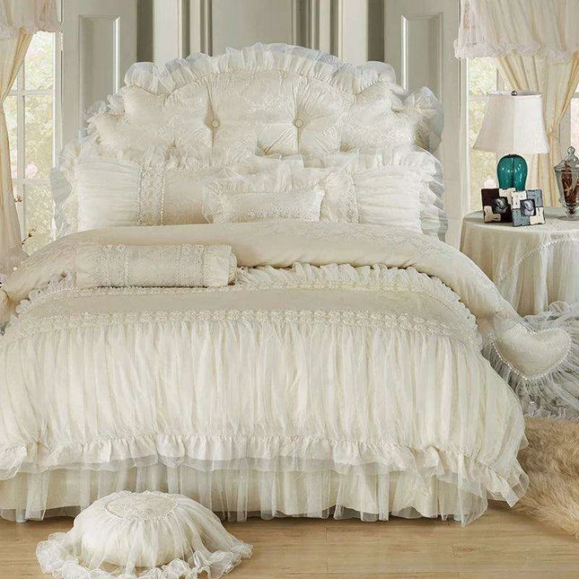 Princess Lace Floral Luxury Bedding Collection