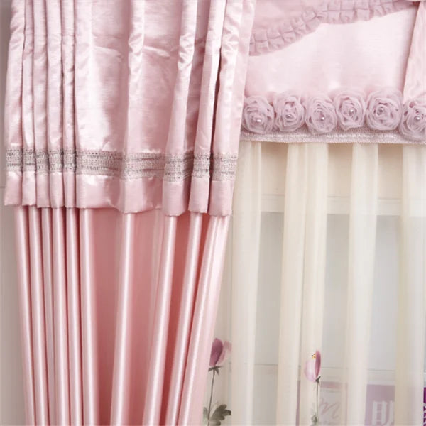 Romantic Pink Curtains for Girls & Children's Rooms