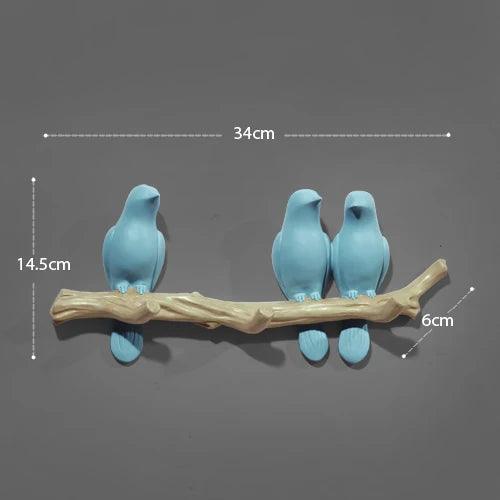 Chic Bird-Inspired Resin Wall Hook: A Blend of Style and Functionality